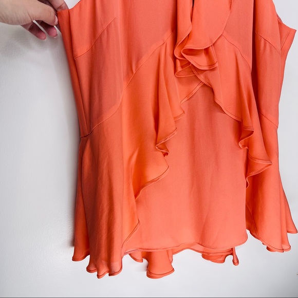 NWT CINQ A SEPT - Solid Moma Silk Top S - Picture 4 of 10